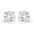 A timeless jewelry essential, these white diamonds studs will bring unparalleled sparkle to your ears. These elegant lab...