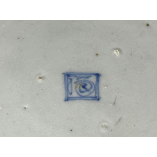 Ceramic Antique Japanese Imari Porcelain Dish: Ai-Kakiemon, Fuku Mark For Sale - Image 7 of 10