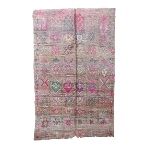 Moroccan Vintage Rug - 5'10" X 9'3" Ft