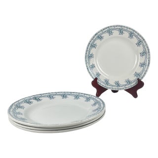 Vintage Dinner Plates from St Amand, 1930, Set of 4 For Sale
