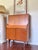 Wood A Cute Mid Century Secretary Desk/Cabinet Made by Elliots of Newbury, Circa 1960s For Sale - Image 7 of 8