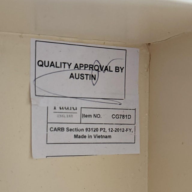 Rustic Round Distressed Oak Side Table For Sale - Image 11 of 11