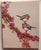 A whimsical oil painting of two robins and pink cherry blossoms, by UK based artist Vivek Mandalia. Frame and hang in your...