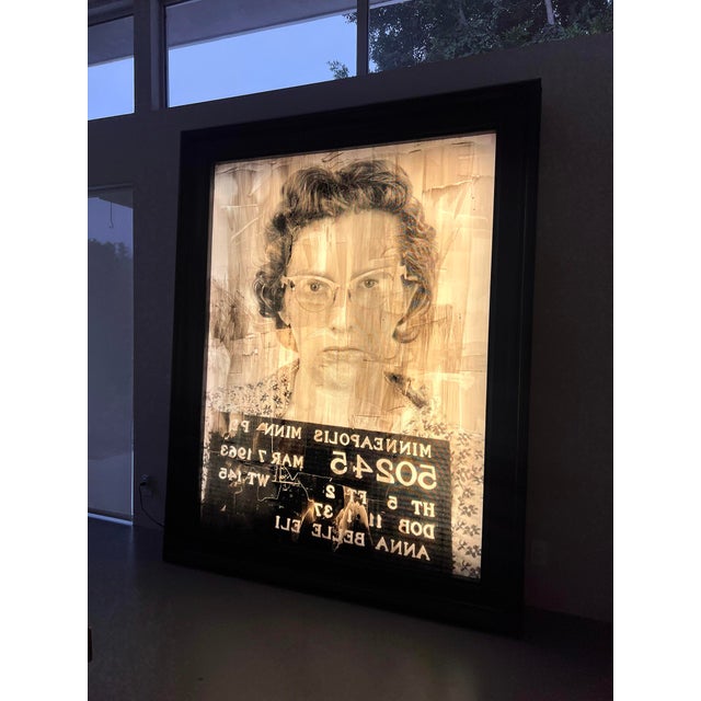 2000 - 2009 Anna Belle, Emulsion & Oil, Monumetal 7'x9' Lightbox, Blaine Halvorson, 2008 For Sale - Image 5 of 7