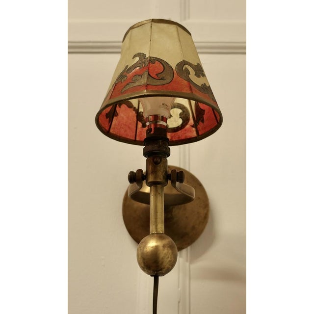 Brass Gimbal Ships Lamp, 1890s For Sale - Image 6 of 11