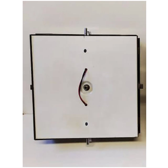 Gray Glass and Metal Wall Lamp from Veca, 1960 For Sale - Image 8 of 9