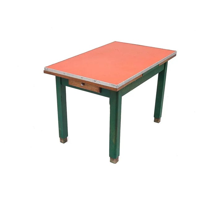 Vintage Kitchen Table, 1950s For Sale - Image 10 of 12