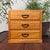 Contemporary Small Vintage Japanese Chest of 3 Drawers, 1970s For Sale - Image 3 of 9