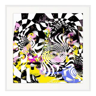 43' X 43' - 'Feast' #1 - Framed Contemporary Extra Large Limited Edition Print by Diane Grant Studio For Sale