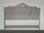 Drexel Vintage by Drexel ~ French Country Gray Ornate Cane Queen Headboard For Sale - Image 4 of 15