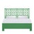 Chippendale Platform Bed California King - Bright Green For Sale - Image 12 of 12