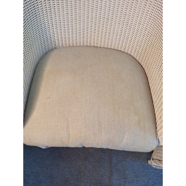 Late 20th Century 2 Lloyd Flanders Reflections Dining Chairs For Sale - Image 9 of 12