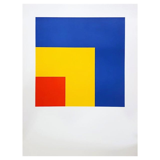 Ellsworth Kelly, Red, Yellow, Blue, Large Lithograph, 1960s For Sale