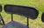 Vintage Set of 6 Black Leather Seats Bar Stools 1970s Mid Century Modern For Sale - Image 16 of 18
