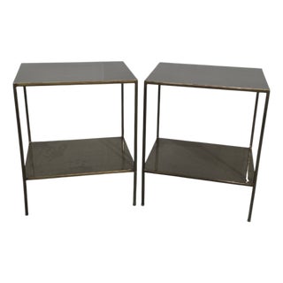 French Bronzed Side Tables, 1930, Set of 2 For Sale