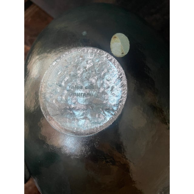 Vintage Murano Yalos Casa Blue Bowl For Sale - Image 9 of 11