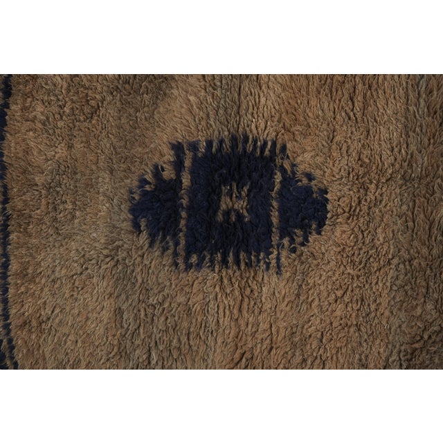 1960s Turkish Tulu Rug 3'8" X 5'6" For Sale - Image 9 of 13