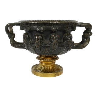19th Century French Grand Tour Bronze & Ormolu Urn For Sale