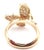 Cartier Van Cleef & Arpels Diamond Two Butterfly Yellow Gold Ring Size 4.5 For Sale - Image 4 of 9