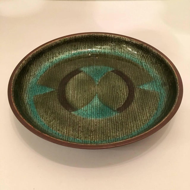 Mid-Century Modern Studio Del Campo Enamel Italian, 1960s Bowl For Sale - Image 3 of 9