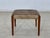 Wood Danish Teak & Leather Stool For Sale - Image 7 of 7