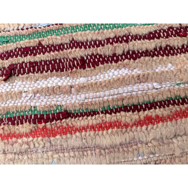 Pink Flatweave Moroccan Rug - 4'5" X 7'8" Ft For Sale In Cleveland - Image 6 of 10