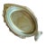 Vintage Brass Fish Serving Casserole Dish Tray Holder Usa Ovenware Glass Insert For Sale