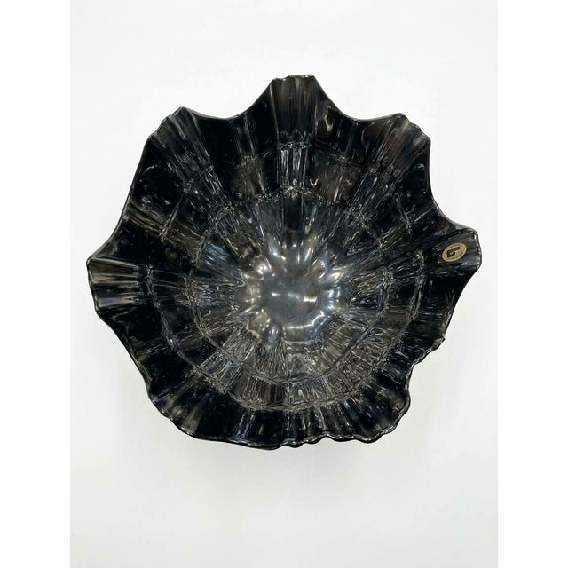 Mid-Century Modern Italian Metallic Luster Shell Bowl by Bertoncello Ceramiche, 1970s, in Flawless conditions. Designed...