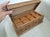Mid-Century Modern Cane Top Oak Wood Jewelry Music Box For Sale - Image 3 of 12