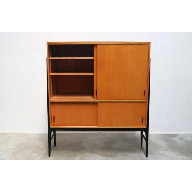 Mid-Century Modern Belgian Highboard by Alfred Hendrickx for Belform, 1958 For Sale - Image 10 of 15