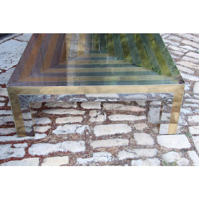 Large Coffee Table by Maison Jansen, 1970s For Sale - Image 10 of 12