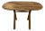Andrianna Shamaris Midcentury Couture Teak Wood Side Table For Sale