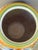 Large 21” Hand-Painted Majolica-Style Floor Urn With Lion Head Ring Handles For Sale - Image 14 of 14