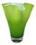 Green Green Murano Glass Vase Fazzoletto by to Ca Dei Vetrai For Sale - Image 8 of 8