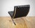 Bauhaus Barcelona Chair in Black Leather by Ludwig Mies Van Der Rohe for Knoll International For Sale - Image 3 of 13