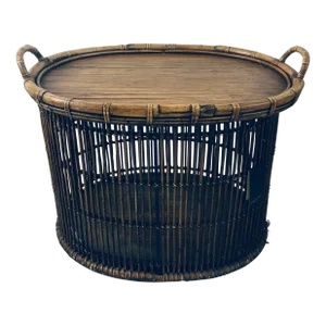 Palecek Rattan Tray Table