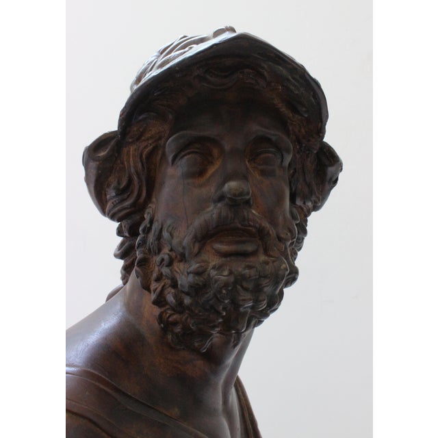 Late 19th Century Antique "Menelaus" Grand Tour Bronze Sculpture For Sale - Image 5 of 12