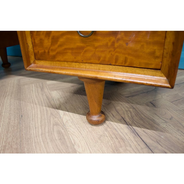 Mid-Century Modern Satinwood Dressing Table by Andrew Milne for Heals, 1950s For Sale - Image 9 of 13