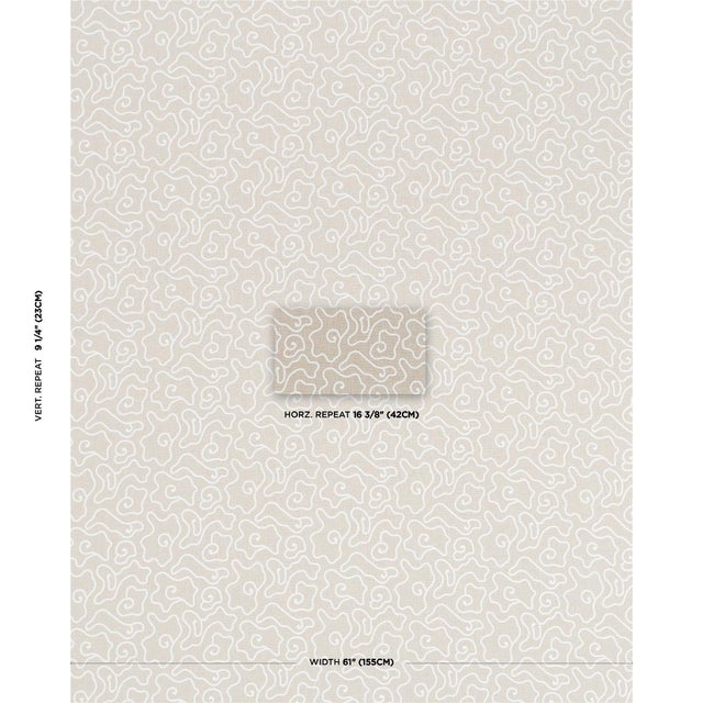 Noyo Indoor/Outdoor Embroidery features an amorphous allover pattern stitched on a wonderfully soft polypropylene ground...