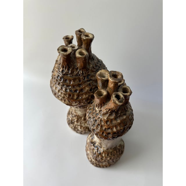 Ceramic Brutalist Abstract Ceramic Sculpture For Sale - Image 7 of 10