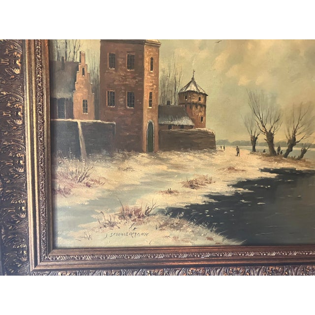 Paint Antique European Painting For Sale - Image 7 of 18