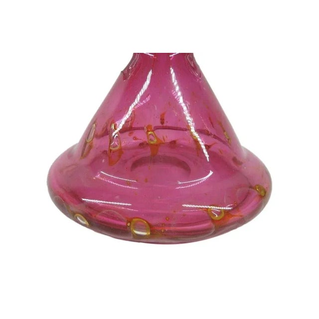 Art Glass Vase with Handles by Erwin Eisch, 1970s For Sale - Image 6 of 8
