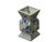 Vintage Pale Blue White Scenery Graphic Square Porcelain Vase 2 For Sale - Image 9 of 9