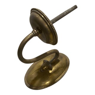 Antique Ornate Victorian Sconce Plate Base Part Single Arm For Sale