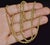 Mid-Century Modern Late 20th Century Estate Italian 14k Two-Tone Gold Twisted Rope Chain Unisex Necklace – 30.25 Inches For Sale - Image 3 of 10