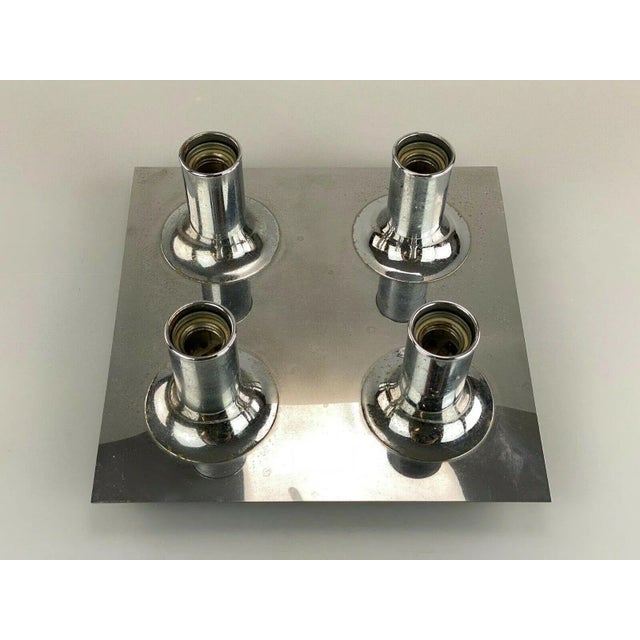 60s 70s Wall Lamp Wall Lamp Cosack Chrome Wall Light Design 60s 70s This piece has an attribution mark, I am sure that it...