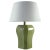 Green French Ceramic Lamp, 1980s For Sale - Image 8 of 8