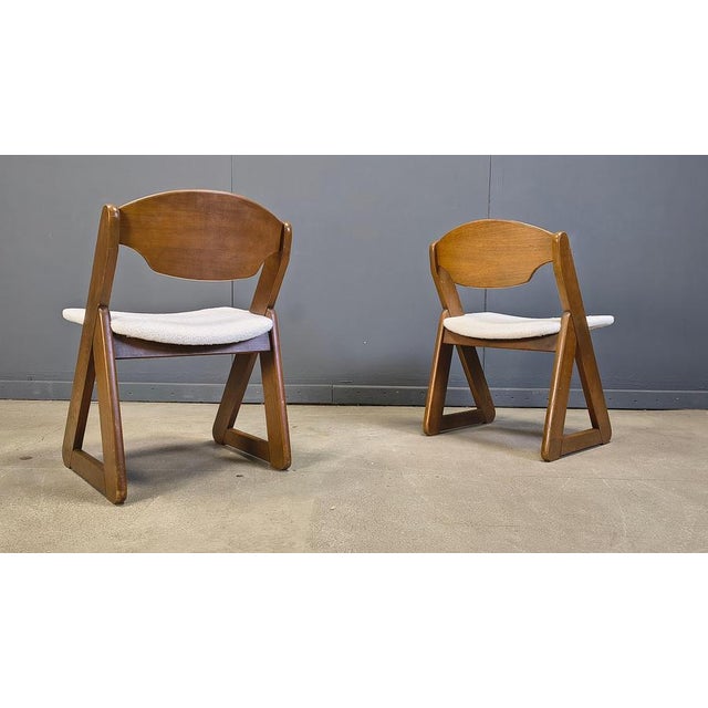 1960s Vintage Brutalist Dining Chairs, 1960s, Set of 6 For Sale - Image 5 of 16