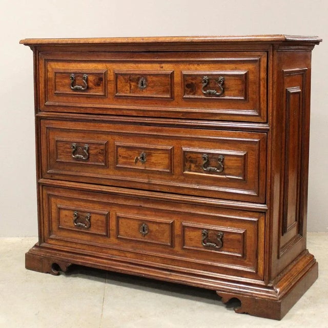 17th Century Italian Cantarano Chest of Drawers in Walnut For Sale - Image 13 of 13