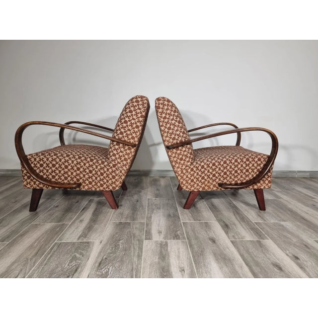 Art Deco Armchair by Jindrich Halabala For Sale - Image 9 of 11